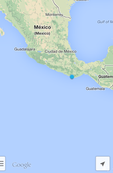 ...zur Grenze zwischen Mexico und Guatemala.