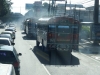 Rush Hour in Guatemala City mit entsprechendem Smog