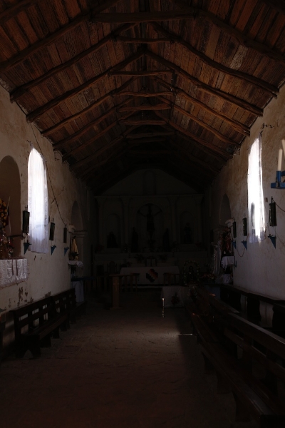 Auf dem Weg nach Antofagasta besichtigen wir eine Kirche